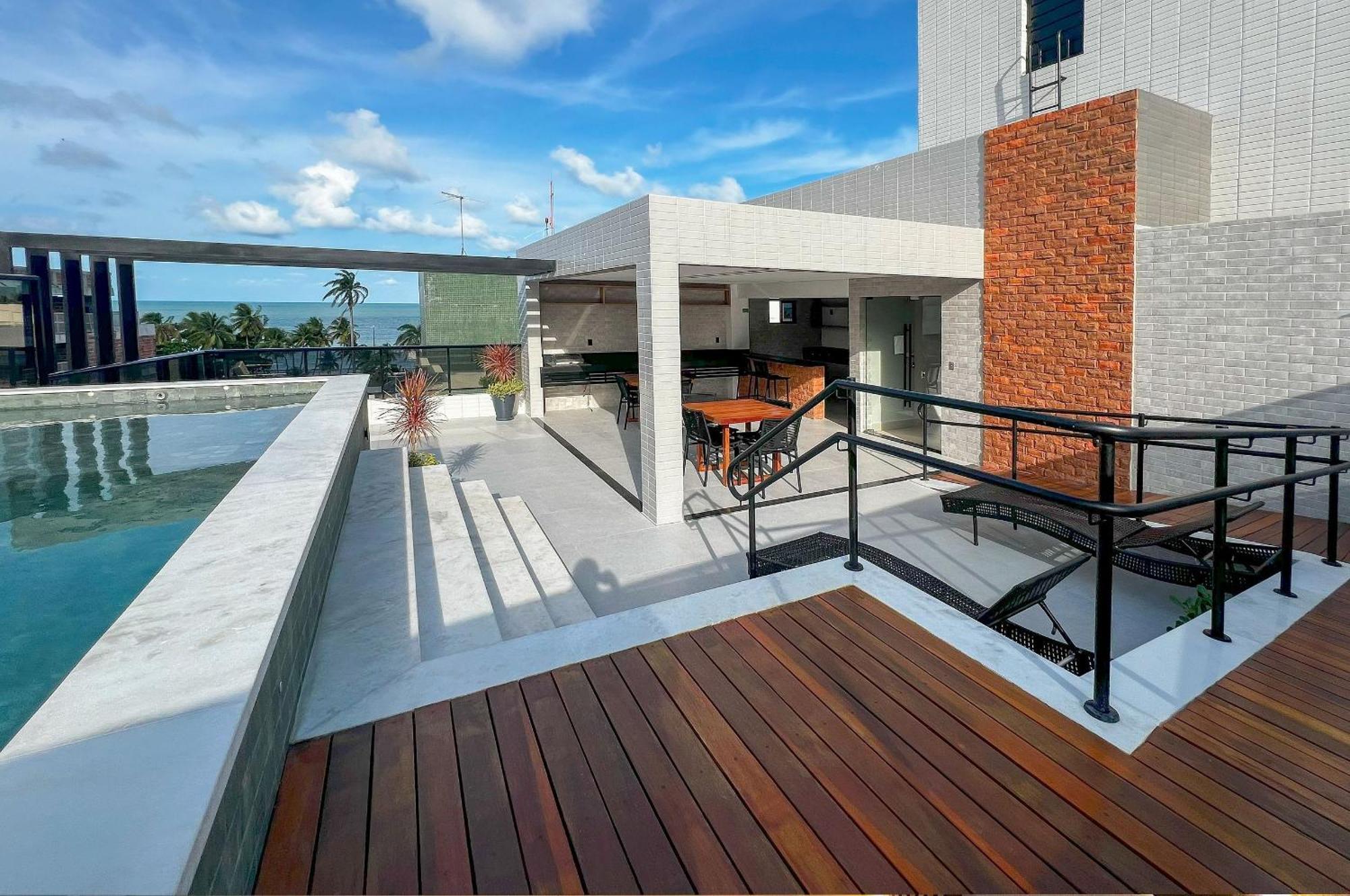 Mahalo Cabo Branco Novo Flat 3 Pessoas Passos Mar Apartamento *
